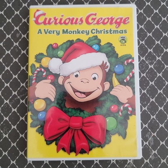 None Other - 5/$13 Curious George A Very Monkey Christmas DVD